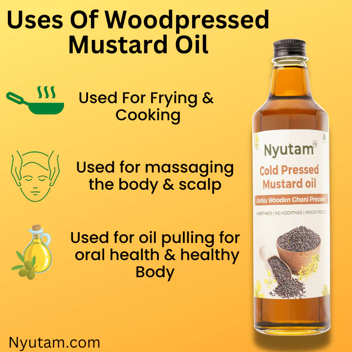 Wood Pressed Black Mustard Oil - Image 4